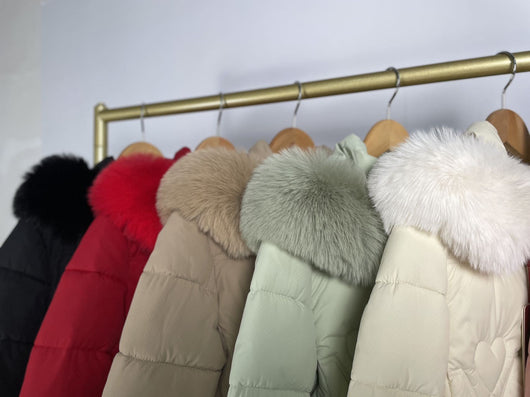 Chaqueta Cálida con Cuello de Pelaje para Mujer - Image 21