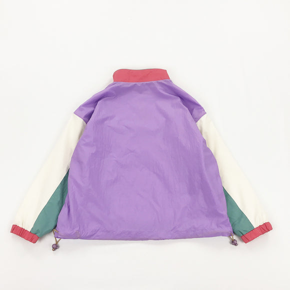 Jaqueta Suéter com Gola Alta e Aplique de Leão - Design Moderno de Combinação de Cores