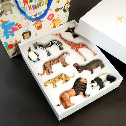 Set de Figuras de Animales Realistas en Caja de Regalo - Image 10