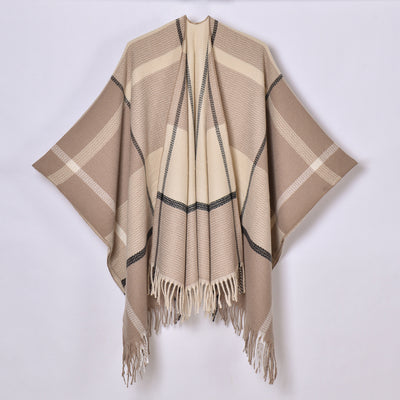 Chal con Borlas y Diseño Escocés Jacquard - Image 8