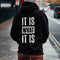 Sudadera Casual con Estampado de Letras - Comodidad y Estilo