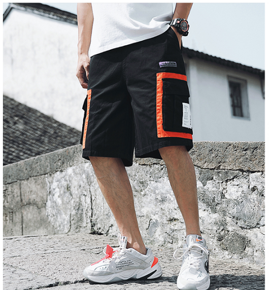 Pantalones Cortos Overol Holgados Five Point - Estilo Urbano para Hombre - Image 9