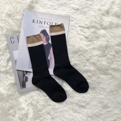 Calcetines Japoneses Retro Lindos con Diseño a Juego de Colores y Textura Mullida - Image 6