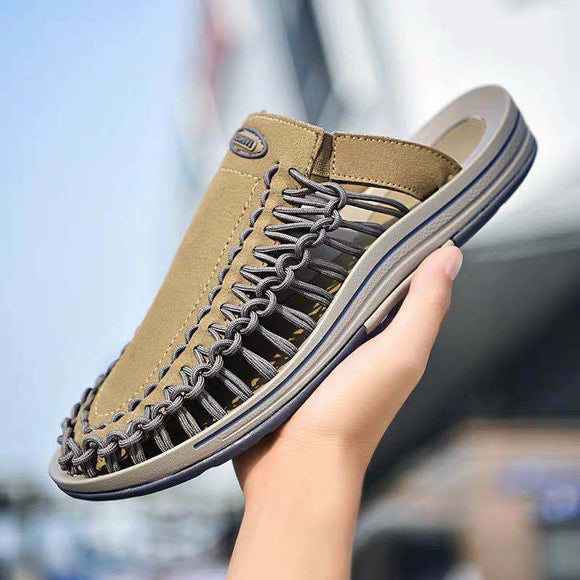 Sandalias y Chanclas Tejidas para Hombre - Diseño Minimalista y Cómodo