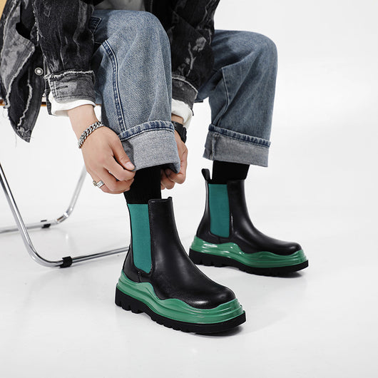 Botas Martin Altas de Cuero - Estilo Versátil y Moderno - Image 3