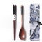 Black Cloth Bag And Spoon