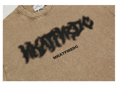 Playera Hombre Verano Oversized Desgastada Estilo Urbano Parejas - Image 17