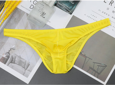 Bóxer Transparente Hombre Cintura Baja Seda Hielo Ultrafino Tanga - Image 22