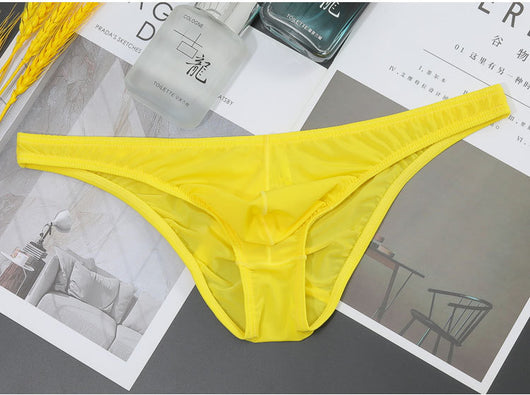 Bóxer Transparente Hombre Cintura Baja Seda Hielo Ultrafino Tanga - Image 22