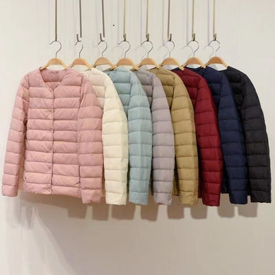 Chaqueta Corta Acolchada de Algodón para Mujer - Ligera y Cálida - Image 18
