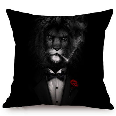Funda de Almohada para Auto Serie Lobo Animal 3D Explosiva - Image 22