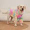 Suéter para Perro Tie-Dye Arcoíris con Patrón de Conejo