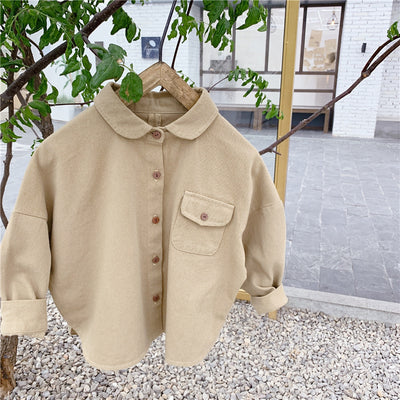 Blusa Infantil Estilo Coreano con Bordados para Otoño - Image 2