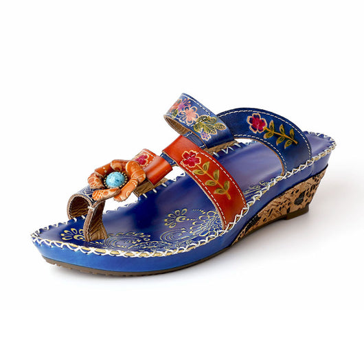 Sandalias Étnicas para Mujer con Tacón Medio Ligero - Image 22