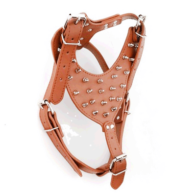 Arnés de Pecho para Perros Grandes Estilo Punk con Remaches - Resistente y Seguro - Image 7