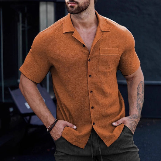Camisa Semiformal Transpirable Antiarrugas para Hombre - Image 3