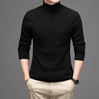 Suéter de Lana Gruesa para Hombre - Abrigo Perfecto para Otoño e Invierno - Image 3