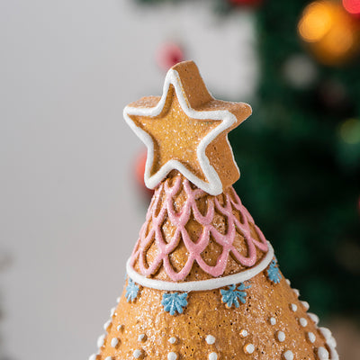 Árbol de Navidad de Jengibre - Decoración de Escritorio para Sala de Estar - Image 8
