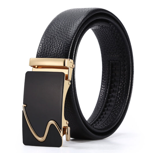 Cinturón de Cuero para Hombre con Hebilla Automática - Image 20
