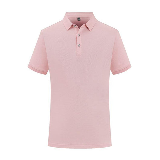 Polo de Manga Corta Color Sólido con Solapa - Image 14