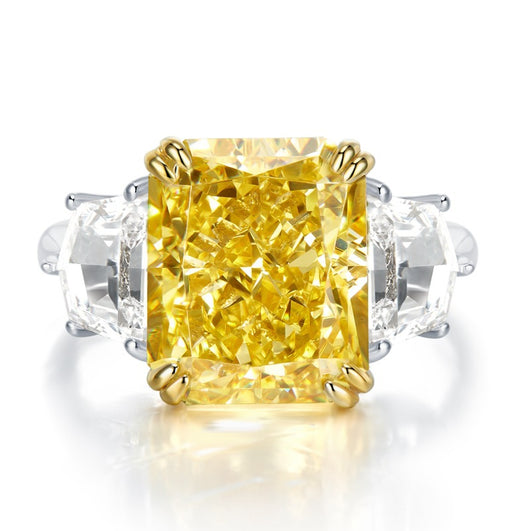 Anillo de Diamante Talla Hielo de Alto Carbono para Mujer - Image 14