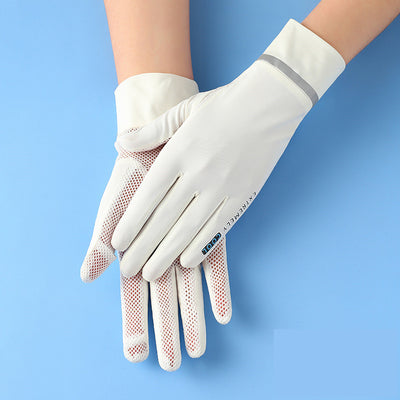 Guantes de Seda Helada con Protección Solar UV para Mujer - Image 7