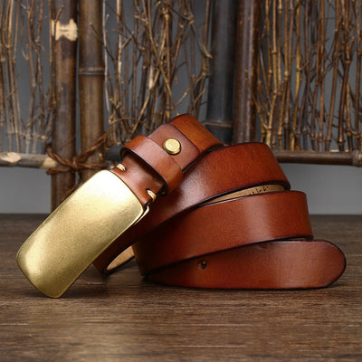 Cinturón de Cuero Premium Ancho 3.3cm para Hombre - Image 6