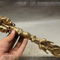Vajra de Cobre Puro Cabeça de Cavalo Rei Vajra Grande Instrumento Antigo Decoração Tântrica Tibetana para Sala de Estar Casa Pequena