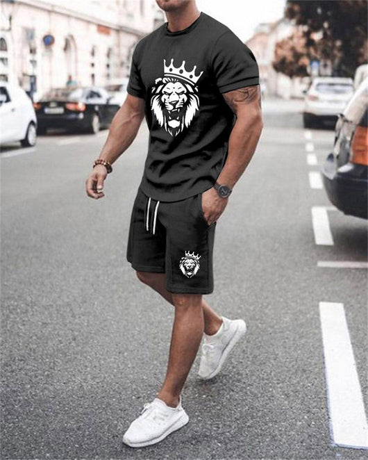 Playera Deportiva 3D Estampada para Hombre - Conjunto de Ocio y Actividad Física - Image 6