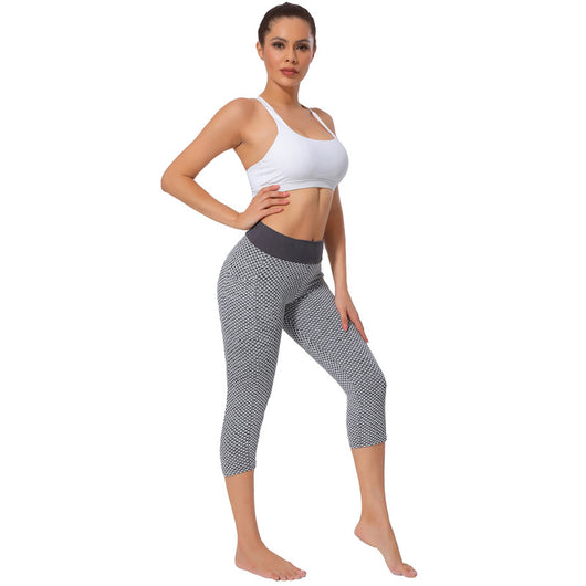 Pantalones de Yoga Cortos y Ajustados Efecto Durazno - Image 53