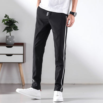 Pantalones Casuales Sueltos Estilo Hong Kong para Hombre Verano - Image 8