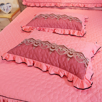 Funda de Almohada Acolchada con Encaje Reforzada - Image 29
