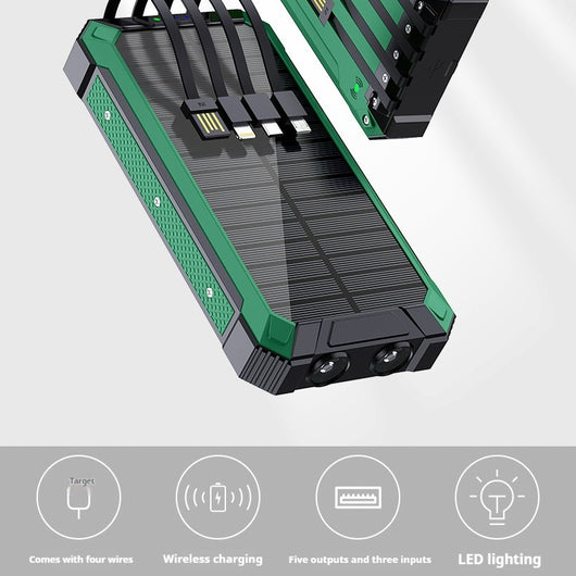 Cargador Solar Inalámbrico Portátil de Alta Capacidad - Image 25