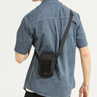 Bolsa Táctica Oxford Impermeable Estilo Coreano para Hombre