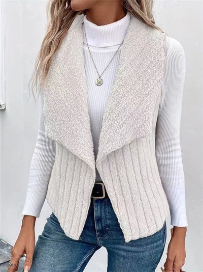 Chaleco de Plush Elegante para Mujer - Versátil y Coordinable - Image 8
