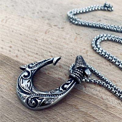 Collar Pendiente de Acero Inoxidable Vintage para Hombre