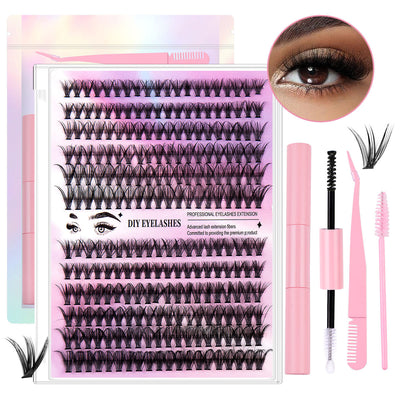 Set de 240 Pestañas Segmentadas en 12 Filas - Volumen 30D y 40D