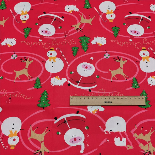 Tela de Algodón Twill Estampado Navideño para Ropa de Cama - Image 2