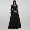 Vestido Largo Rosa Espinas Negras para Mujer