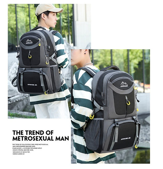 Mochila de Montaña 60L de Gran Capacidad para Senderismo Hombre y Mujer - Image 13