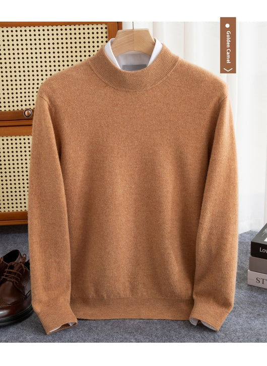 Suéter de Cuello Medio en Lana para Hombre - Image 47