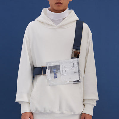 Bolsa Bandolera Transparente Impermeable para Hombre - Image 12