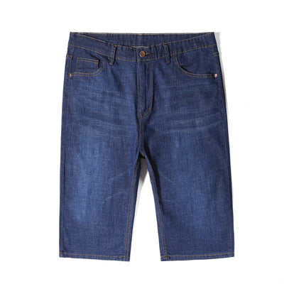 Shorts de Mezclilla Plus Size para Hombre - Corte Holgado Verano