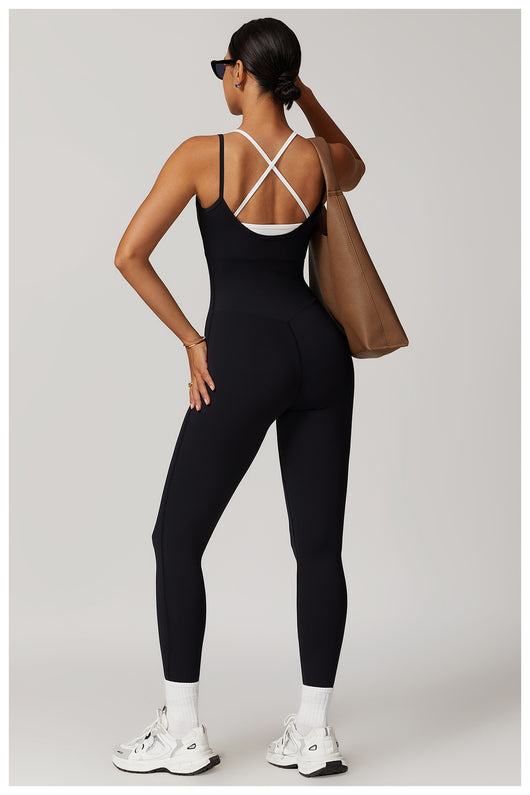 Jumpsuit Deportivo Bicolor con Tirantes Ajustables - Image 28