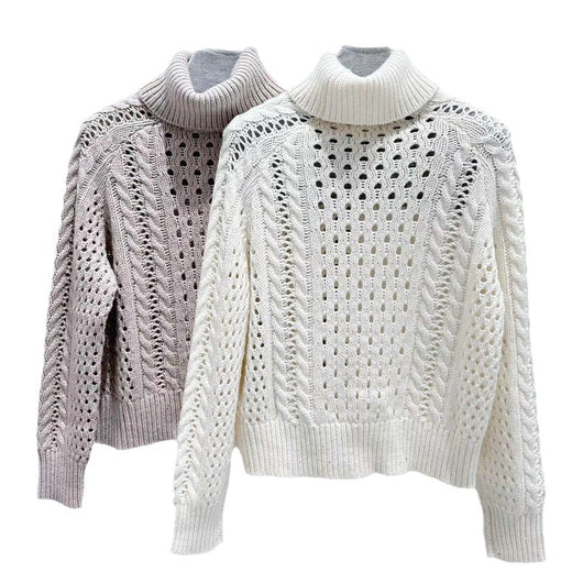 Suéter Cuello Alto Manga Larga para Otoño e Invierno - Image 5