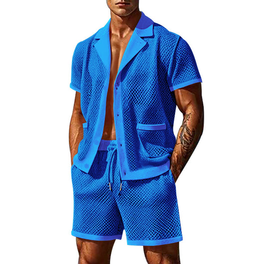 Traje Casual Transpirable de Malla Fresca - Image 4