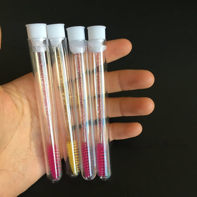 Cepillo Aplicador de Pestañas en Tubo Transparente - Uso Único - Image 3