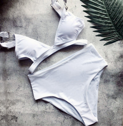 Bikini Sexy de Color Sólido para Mujer - Image 15