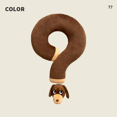 Almohada Cervical en Forma de Perro Salchicha - Soporte Ergonómico U