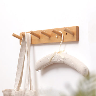 Perchero de Madera Maciza con Ganchos Resistentes - Image 3